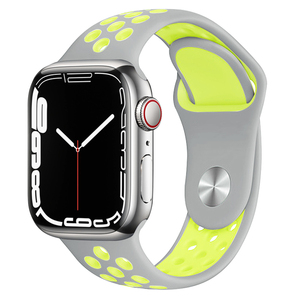 Cinturino Sportivo Impermeabile in Silicone di Alta Qualità per <span class=keywords><strong>Apple</strong></span> <span class=keywords><strong>Watch</strong></span> Serie 7, 8, 9, 10, <span class=keywords><strong>SE</strong></span> 42/44mm Taglia L - Product Image 5