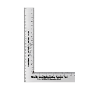 Escuadra Simple No Deformable 250X165 DIN875, Herramienta de Nivelación - Product Image 2