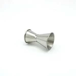 Professional 1oz/1&2/3oz Stainless Steel Cocktail Bartender Restaurant Liquor Rolled Edge Double Measuring Jigger Shot Glass Cup