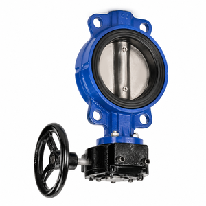 Válvula de 4 pulgadas, 300 PSI, cuerpo de hierro dúctil ASTM A-536, asiento de acero inoxidable, EPDM, accionamiento manual, diseño para agua, estándar MSS - Product Image 3