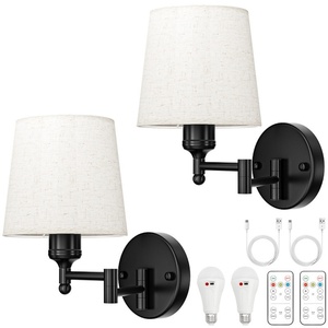 High Quality LED Glass Metal <b>Wall</b> Lamp With Chain Switch Outdoor <b>Bedside</b> and Surface Mount <b>Lighting</b> - Product Image 2