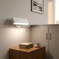 Lampe murale LED magnétique de style moderne pour chambre à coucher et salle de lecture