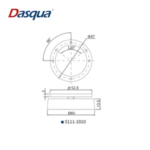Dasqua Aimant puissant Relogio Comparador Indicateur à cadran 0-10mm Indicador De Dial avec dos magnétique