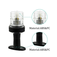 Tianximen — lumière de Navigation pour bateau, ronde, blanc, 360 degrés, 33 LED, ancre, vente en gros