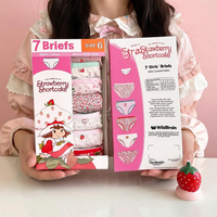 Boîte cadeau en carton écologique personnalisée attrayante avec fenêtre transparente pour sous-vêtements et chaussettes pour enfants, emballage personnalisé