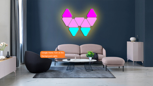 Nhà thông minh ánh sáng điều khiển từ xa RGB Dimmable không dây phòng khách ánh sáng nền LED tam giác Bảng điều chỉnh ánh sáng cho nhà khách sạn Thanh - Product Image 6