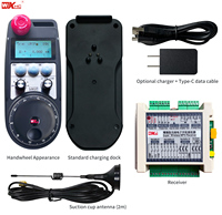 Control Remoto CNC Inalámbrico con Carga Tipo-C del Fabricante XHC MPG, Volante Electrónico con Codificación Modificable UWGP