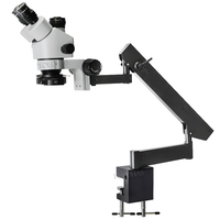 LHISM Simul-Focal Adjustable Arm Ent Operation Practice Microscopio Operating Trinocular Stereo Microscope for Practicing