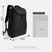 Sac à dos de voyage pour homme 20-35L grande capacité, sacoche d'ordinateur professionnelle haut de gamme en polyester Oxford avec double compartiment et sangle à coussin d'air