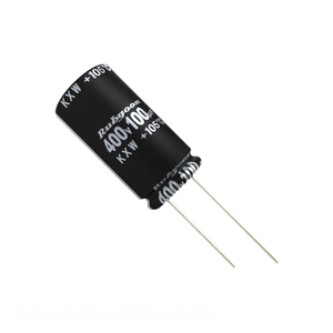 Condensateur traversant à aluminosilicate 150 µF 20 % 250 V RADIAL 250KXW150MEFC14.5X30 – Distributeur agréé - Product Image 1