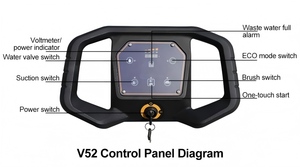 MINGNUO MN-V52 Nuova Lavasciuga Pavimenti Elettrica Manuale 1000W 24V con Batteria 125Ah <span class=keywords><strong>per</strong></span> Pavimenti in Marmo, PVC e Legno Duro - Product Image 6