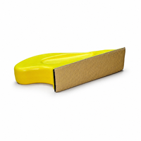 [RTS] 90x30mm Mini Hand Sanding Block Hook and Loop PU Foam Detail Manual Sander for Narrow Space Wood Abrasivos Lijas