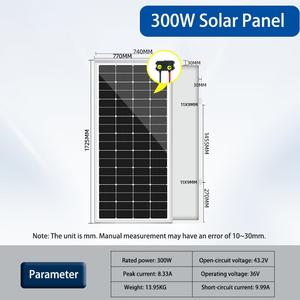 Panel <span class=keywords><strong>Solar</strong></span> Monocristalino para Exteriores, Módulo Fotovoltaico con Salida de 18V-42V y Servicio de Instalación Gratuito, Disponible en Stock, Venta al Por Mayor - Product Image 4