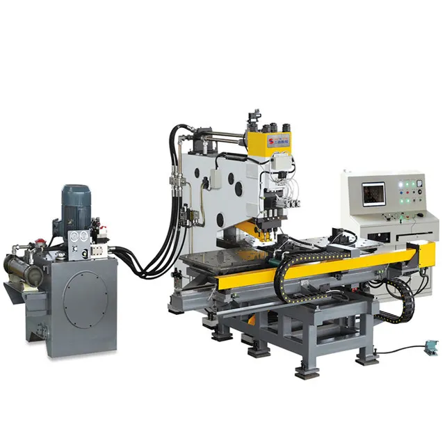 Hydraulic CNC Steel Plate Hole Punching Typing Machine with Servo Motor and Ball Screw
