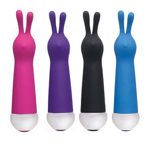 Afrodisia alla moda Succubi bacchetta da coniglio 7 modalità potente <span class=keywords><strong>Mini</strong></span> vibratore in Silicone impermeabile massaggiatore per adulti Sex Toy donne rosa viola - Product Image 1
