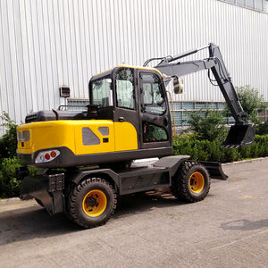 Landwirtschaft licher Obstgarten Gewächshaus technik Gemüse gewächs häuser Mini Bagger lader Hydraulischer Raupen rad schaufel bagger - Product Image 2