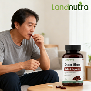 Capsules d'extrait de sang de dragon Landnutra Oem Supplément de santé 500mg Capsules de sang de dragon - Product Image 3
