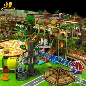 Nieuwe Ontwerp 2020 Kids Speeltuin Aangepaste Jungle Thema Doolhof Indoor Speeltoestellen Te Koop