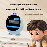 Robot de bureau intelligent IA, 50 groupes d'alarmes personnalisables, machine d'apprentissage précoce pour enfants avec fonction de racontage d'histoires, pour la maison, la chambre et l'étude