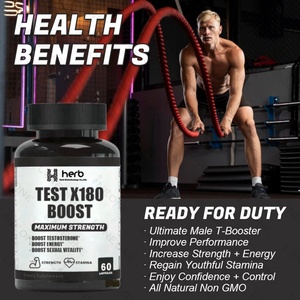 Cápsulas de suplemento para hombres de marca privada OEM/ODM, Test X180 Energy Boost Booster, Vitality Turkesterone para adultos - Product Image 3