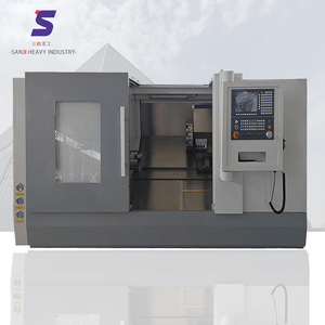 TCK-70 độ chính xác cao nghiêng giường <span class=keywords><strong>CNC</strong></span> Lathe Heavy-Duty chuyển Trung tâm GSK điều khiển 2-trục kim loại xử lý lỗ khoan phay - Product Image 1
