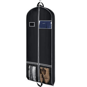 <span class=keywords><strong>Housse</strong></span> <span class=keywords><strong>de</strong></span> vêtement noire pliable en tissu non tissé, anti-poussière et anti-humidité, <span class=keywords><strong>pour</strong></span> le rangement des vêtements et des manteaux, style moderne et minimaliste, à suspendre - Product Image 5