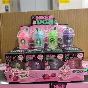Pectin Squishy Toys Nice Looking Coffee Cup Slow Rising Toy New in Stock Stress Relief Squeeze Toy Customizable Unisex Children - Product Image 6