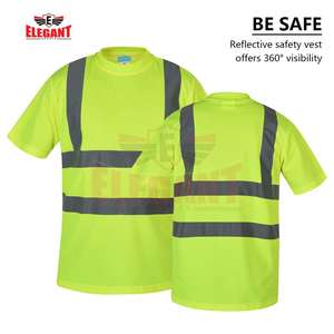 Camisa de Trabajo Reflectante de Alta Visibilidad Personalizada, Unisex, 100% Algodón, Transpirable, de Secado Rápido y Ecológica - Product Image 6