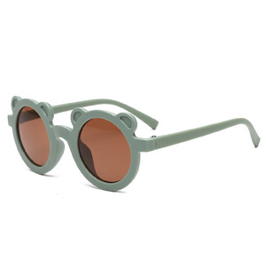 Simpatico cartone animato Lovely Kids <span class=keywords><strong>occhiali</strong></span> <span class=keywords><strong>da</strong></span> sole forma di orso cornice ragazze bambini <span class=keywords><strong>occhiali</strong></span> <span class=keywords><strong>da</strong></span> sole <span class=keywords><strong>occhiali</strong></span> <span class=keywords><strong>da</strong></span> <span class=keywords><strong>vista</strong></span> rotondi per ragazzo - Product Image 5