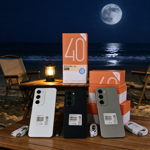 สมาร์ทโฟน Spark40 Pro รุ่นใหม่ปี 2026 รองรับ 4G/5G ทั่วโลก ซิมคู่ ดีไซน์ทันสมัย ตัวเครื่องบางเฉียบ ขายดีที่สุด หน่วยความจำ 24GB+512GB ชิปประมวลผลแบบเดคาคอร์ - Product Image 1