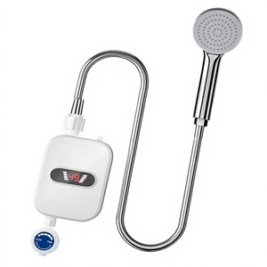 <span class=keywords><strong>Chauffe</strong></span>-<span class=keywords><strong>eau</strong></span> <span class=keywords><strong>électrique</strong></span> instantané sans réservoir intelligent et thermostatique <span class=keywords><strong>pour</strong></span> petite <span class=keywords><strong>salle</strong></span> <span class=keywords><strong>de</strong></span> <span class=keywords><strong>bain</strong></span>, douche, camping-car et usage extérieur, à économie d'énergie - Product Image 1