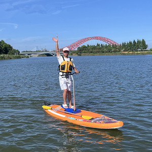 QIQU Attrezzatura per Fitness Acquatico all'Aperto, Kayak a Pedali Gonfiabile, Scooter Acquatico a Propulsione a Piedi - Product Image 5
