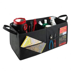 High Quality Modern Heavy-Duty Foldable Car Trunk Organizer 10kg Capacity Square Cardboard <b>Storage</b> Box <b>Storage</b> <b>Boxes</b> <b>Bins</b> - Product Image 1