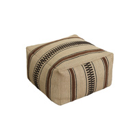 Ferme Jute coussin de sol maison décorative Pouf brodé à la main tabouret pouf salon canapé décor siège coussin repose-pieds