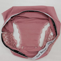 Culotte en Coton Grande Taille 4XL pour Femme, Haute Extensibilité, Lingerie Sexy en Dentelle, Respirante et Surdimensionnée