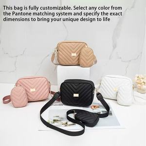 Tas Anjing Kulit PU Bordir Laris Manis dengan Set Tas Susu Kecil, Tas Selempang Anjing Baru - Product Image 4