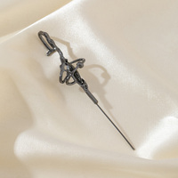 Boucles d'oreilles tendance pour piercing, enveloppant l'auricule, crochet diagonal, bijoux féminins pour concerts et événements