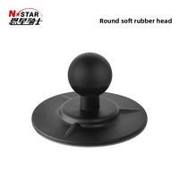 Support de fixation à tête sphérique en caoutchouc souple Nstar pour moto, voiture, avion, téléphone portable avec base fixe