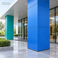 Panneau composite en aluminium revêtu de PE PVDF FEVE NANO de 3 mm, 4x8 pieds, pour la décoration murale intérieure