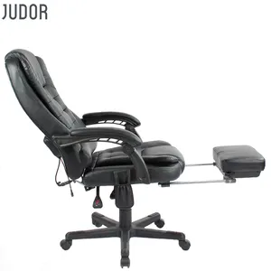 Judor 인체 공학적 마사지 사무실 의자 럭셔리 보스 사무실 테이블과 의자 접이식 발판