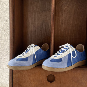Zapatillas Retro Estilo Alemán para Hombre, Color Marrón, Microfibra, Malla Transpirable, Cómodas para el Día a Día, Casuales, Elevadas, <span class=keywords><strong>GAT</strong></span> - Product Image 1