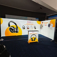 Boîte à lumière personnalisée avec LED, panneau publicitaire double face, boîte à lumière publicitaire, affichage pour salon professionnel