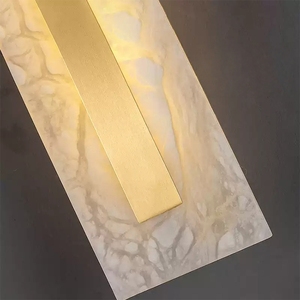 โคมไฟติดผนัง LED สไตล์นอร์ดิกสมัยใหม่สำหรับบ้าน โคมไฟข้างเตียงแบบมินิมอลสีทอง - Product Image 2