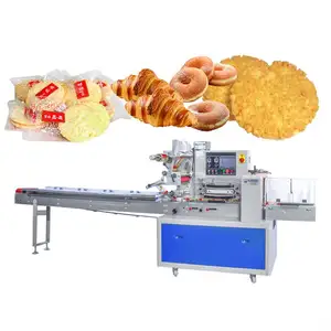 Products Factories Croissant Food Horizontal Bakery Bread Bag Pillow Packing Machine