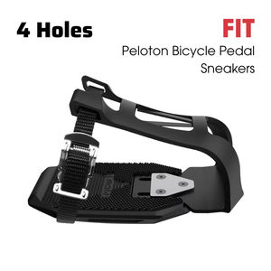<span class=keywords><strong>Pedales</strong></span> de <span class=keywords><strong>Bicicleta</strong></span> BUCKLOS con Clip para los Dedos y Correas de 155/165 mm para <span class=keywords><strong>Bicicleta</strong></span> de <span class=keywords><strong>Spinning</strong></span> Indoor Peloton y Ciclismo MTB - Product Image 4