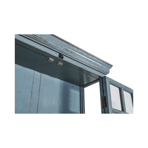 Lujo estilo francés de alta calidad de madera reciclada de pino macizo W OOD tallado vitrina de vidrio librería - Product Image 5