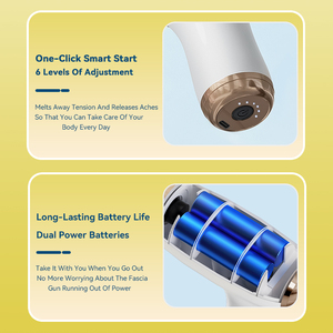 2024 portátil Mini pequeña pistola de masaje Usb tejido profundo vibración cuerpo masajeador Facial de mano profesional músculo cabeza masaje - Product Image 4