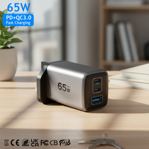 Adaptateur de Charge Rapide 65W OEM ODM en Gros Chargeurs Multifonctions Portable pour Téléphone Mobile <span class=keywords><strong>iPhone</strong></span> Samsung Android - Product Image 1