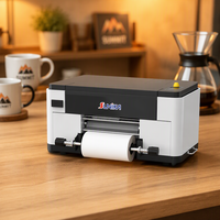 Imprimante jet d'encre UV DTF automatique avec commande par bouton-poussoir pour les commandes personnalisées de petits lots sur cuir et plastique