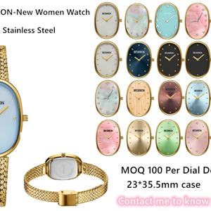 Reloj de Pulsera de Lujo Estilo Europeo para Mujer, Esfera de Perlas, Acero Inoxidable, Resistente al Agua 5ATM, Reloj de Cuarzo para Dama - Product Image 5